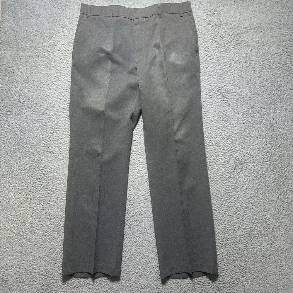 Vintage Levi's Pants Mens 36x30‎ Gray Action Slacks Made in USA 80s Rockabilly